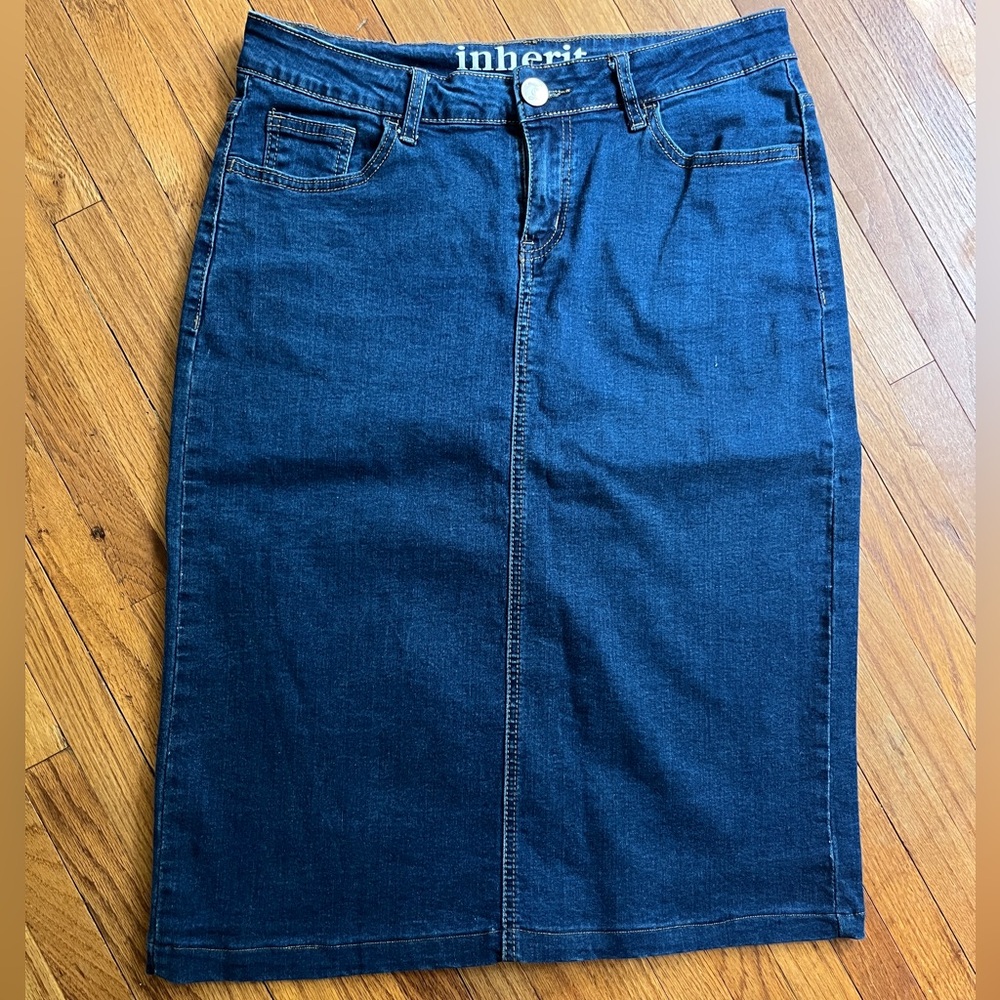 Inherit Co Remi Dark Denim 29” Skirt